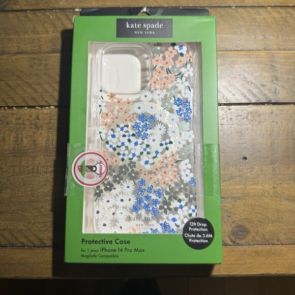 Kate Spade New York Apple iPhone 14 Pro Max Case with MagSafe Floral Design New - Picture 1 of 5
